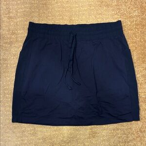 Athleta Black Skort with Drawstring. Size:MT